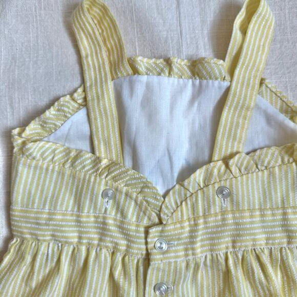 Vintage Fischel by Johnston‎ Romper Yellow Turtles size 4 - Picture 12 of 15
